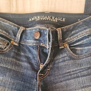 American Eagle Dark Blue Super Stretch Jeans